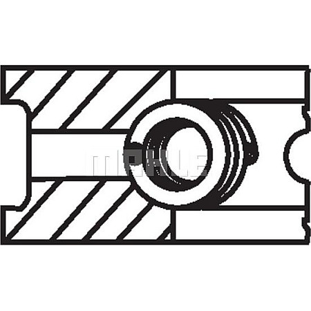 Set segmenti piston 7651 STD 12 15 2 EN piston AUDI A2 SEAT AROSA CORDOBA CORDOBA VARIO IBIZA II IBIZA I VW POLO (9N_), Hatchback, 10.2001 - 10.2014 MAHLE 030 61 N0