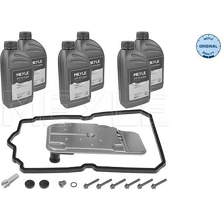 Set piese. schimb de ulei cutie de viteze automata Automatic gearbox hydraulic filter with gasket With oil MERCEDES C CL20 MERCEDES-BENZ SPRINTER 5-t (906), Cadru de sprijin, 06.2006 - Meyle 014 135 1202