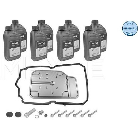 Set piese. schimb de ulei cutie de viteze automata Automatic gearbox hydraulic filter with gasket With oil MERCEDES C CL20 MERCEDES-BENZ SPRINTER 3,5-t (907, 910), Van, 02.2018 - Meyle 014 135 1212