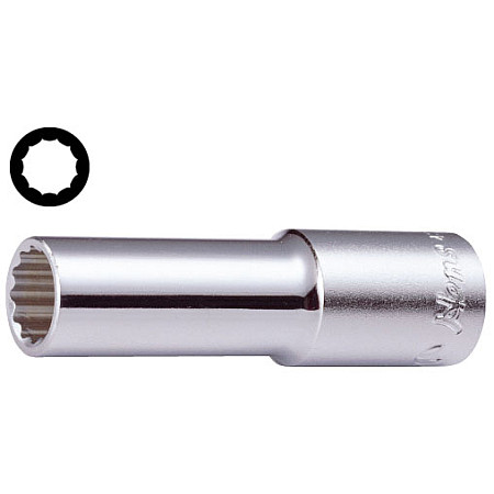 "Tubulare si accesorii Tubulara: 1/2"" 12pt -> 22 mm lungime 76 mm" HANS 4302M/22