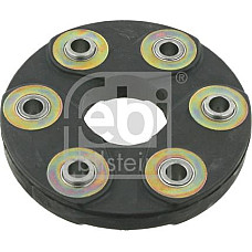 Articulatie. cardan Cuplarea elastica a arborelui elicei Fata-Spate diametru exterior 150mm MERCEDES 124 W124 124 MERCEDES-BENZ SL (C107), Compartiment, 01.1972 - 08.1985 Febi Bilstein 08932