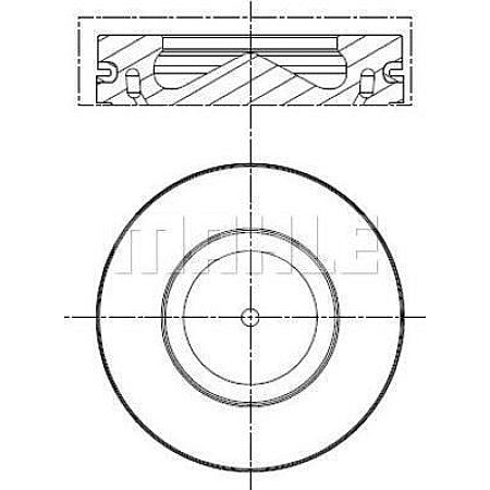 Piston 84 BMW 1 E81 1 E82 1 E87 1 E88 1 F20 1 F21 2 F22 F87 3 E90 3 E91 3 E92 3 E93 3 F30 F80 3 F31 3 GRAN TURISMO F34 4 F BMW 3 - V (E90), Sedan, 02.2004 - 02.2012 MAHLE 081 PI 00113 000