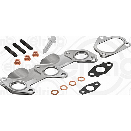 Set montaj. turbocompresor Turbocharger assembly kit with gaskets fits. HYUNDAI I20 I I20 II KIA RIO III 1.1D 09.11- Elring 083.940