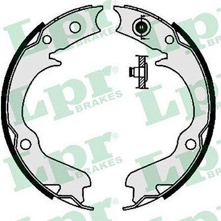Set saboti frana. frana de mana Set saboti frana spate SUBARU BRZ FORESTER IMPREZA LEGACY I LEGACY II LEGACY III SUBARU LEGACY I (BC), Sedan, 01.1989 - 12.1995 LPR 08360