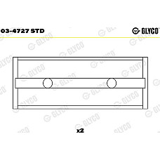 Bucsi ax cu came Bucsa arborelui cu came 2 rulmenti cu jumatate de coaja se potriveste. MAN HOCL LIONS CITY LIONS COACH LIONS MAN HOCL (A51), Autobuz Glyco 03-4727 STD