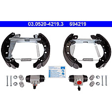 Set saboti frana VW GOLF III (1E7), Sabrioleta, 07.1993 - 05.1998 ATE 03.0520-4219.3