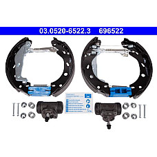 Set saboti frana SMART CABRIO (450), Sabrioleta, 03.2000 - 01.2004 ATE 03.0520-6522.3
