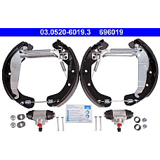 Set saboti frana OPEL COMBO (71_), Box/MPV, 07.1994 - 10.2001 ATE 03.0520-6019.3