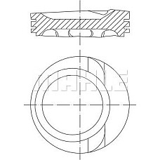 Piston VW GOLF III (1H1), Hatchback, 08.1991 - 07.1998 MAHLE 030 68 01