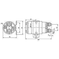 Releul curentului de lucru 24V-150A numar de afisari. 4buc BOSCH 0 333 009 011