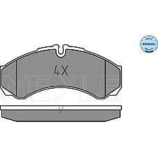 Set placute frana IVECO DAILY III (DAILY-2000 / ZCFC), Van, 11.1997 - 10.2009 Meyle 025 291 2120