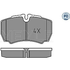 Set placute frana FORD TRANSIT (FD_, FB_, FS_, FZ_, FC_), Autobuz, 04.2006 - 12.2014 Meyle 025 291 2320/PD