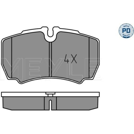 Set placute frana FORD TRANSIT (FD_, FB_, FS_, FZ_, FC_), Autobuz, 04.2006 - 12.2014 Meyle 025 291 2320/PD