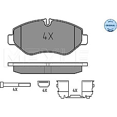Set placute frana IVECO DAILY VI, Van, 03.2014 - Meyle 025 292 2920
