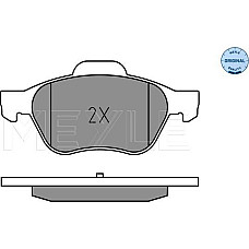 Set placute frana RENAULT LAGUNA III Grandtour (KT0/1), Turism, 10.2007 - 12.2015 Meyle 025 245 3518