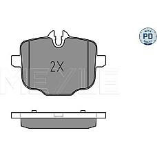 Set placute frana BMW 5 - VII (G30, F90), Sedan, 09.2016 - Meyle 025 247 0318/PD