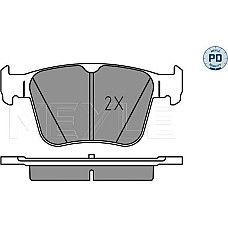 Set placute frana VW PASSAT VIII (3G2, CB2), Sedan, 08.2014 - Meyle 025 250 0916/PD