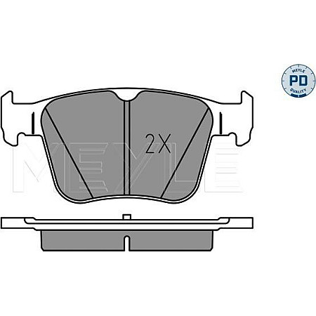 Set placute frana VW TIGUAN ALLSPACE (BW2), Crossover, 03.2017 - Meyle 025 250 0916/PD