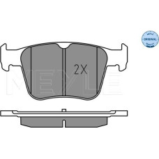 Set placute frana AUDI TT III (FV9, FVR), Roadster, 11.2014 - Meyle 025 250 0916