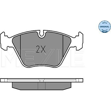 Set placute frana BMW 5 Touring III (E34), Turism, 07.1991 - 07.1996 Meyle 025 209 6820