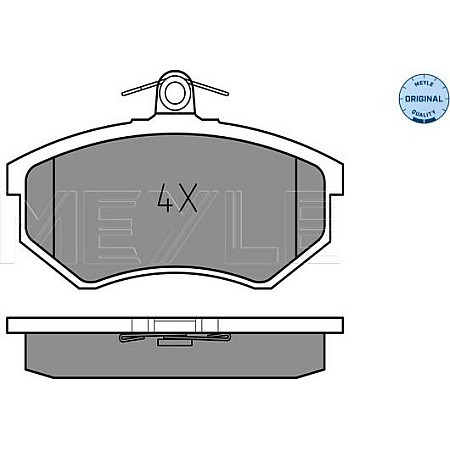 Set placute frana VW VENTO (1H2), Sedan, 11.1991 - 09.1998 Meyle 025 206 6919
