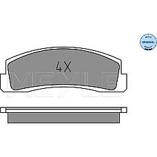 Set placute frana LADA NIVA II (2123), Hatchback, 09.2002 - Meyle 025 206 6016
