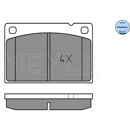Set placute frana VOLVO 164 (164), Sedan, 08.1968 - 04.1975 Meyle 025 201 5316