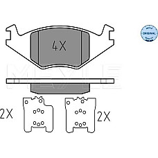 Set placute frana SEAT IBIZA II (6K1), Hatchback, 03.1993 - 05.2002 Meyle 025 208 8917