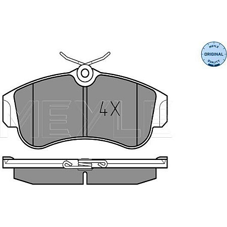 Set placute frana NISSAN PRIMERA (P11), Sedan, 06.1996 - 12.2001 Meyle 025 215 4617