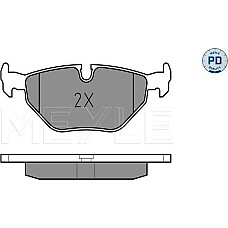 Set placute frana BMW Z4 (E85), Roadster, 09.2002 - 12.2009 Meyle 025 216 0717/PD