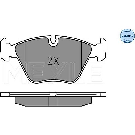Set placute frana BMW 5 - IV (E39), Sedan, 09.1995 - 07.2003 Meyle 025 216 7720