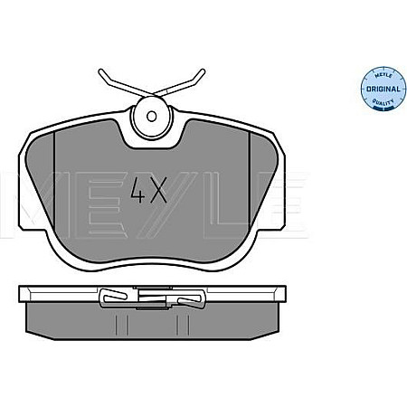 Set placute frana MERCEDES-BENZ 123 (W123), Sedan, 01.1976 - 12.1985 Meyle 025 210 5517
