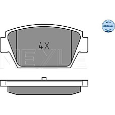 Set placute frana MITSUBISHI GALANT IV (E3_A), Sedan, 11.1987 - 03.1993 Meyle 025 211 2514