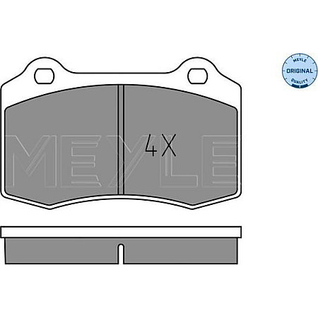 Set placute frana PEUGEOT 208 I (CA_, CC_), Hatchback, 03.2012 - Meyle 025 213 8115