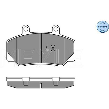 Set placute frana VOLVO 960 (964), Sedan, 08.1990 - 07.1994 Meyle 025 212 3316