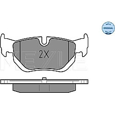 Set placute frana BMW 3 - V (E92), Compartiment, 01.2005 - 12.2013 Meyle 025 239 2617