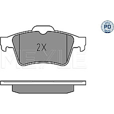 Set placute frana FORD FOCUS III (BM), Sedan, 07.2010 - Meyle 025 234 8216/PD