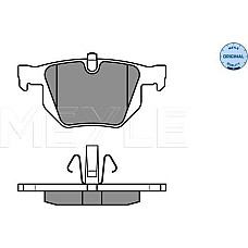 Set placute frana BMW 3 - V (E92), Compartiment, 01.2005 - 12.2013 Meyle 025 235 5017