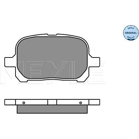 Set placute frana TOYOTA PREVIA II (_R3_), Dubita, 02.2000 - 02.2006 Meyle 025 235 1317
