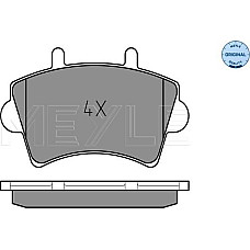 Set placute frana NISSAN INTERSTAR (X70), Van, 04.2002 - Meyle 025 236 1318