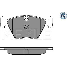 Set placute frana BMW 3 - IV (E46), Sedan, 12.1997 - 05.2005 Meyle 025 231 8320/PD