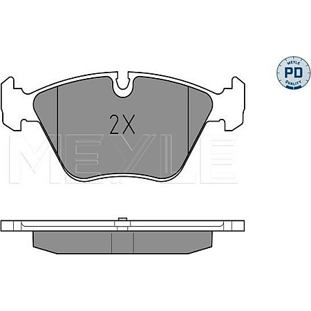 Set placute frana BMW 3 - IV (E46), Sedan, 12.1997 - 05.2005 Meyle 025 231 8320/PD