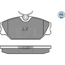 Set placute frana RENAULT CLIO II (BB_, CB_), Hatchback, 03.1998 - Meyle 025 231 7218/PD