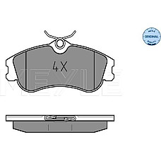 Set placute frana PEUGEOT 206 SW (2E/K), Turism, 07.2002 - Meyle 025 233 4619