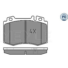 Set placute frana MERCEDES-BENZ E-CLASS (VF211), Cadru de sprijin, 03.2003 - 07.2009 Meyle 025 237 4517/PD