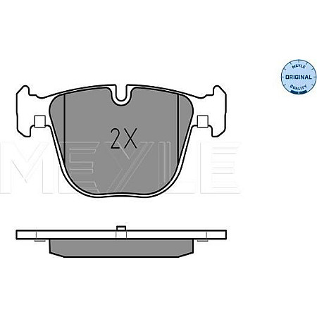 Set placute frana BMW 5 Gran Turismo VI (F07), Hatchback, 01.2009 - 02.2017 Meyle 025 237 3116