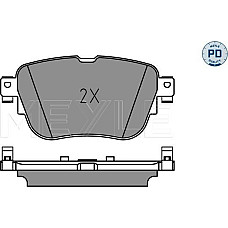 Set placute frana MERCEDES-BENZ CLS (C257), Compartiment, 12.2017 - Meyle 025 224 3716/PD