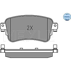 Set placute frana PEUGEOT TRAVELLER (V_), Autobuz, 04.2016 - Meyle 025 225 8818