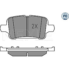 Set placute frana OPEL INSIGNIA B Grand Sport (Z18), Hatchback, 03.2017 - Meyle 025 221 2917/PD