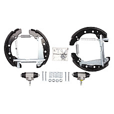 Set saboti frana Set tambur frana sabot cilindru arcuri se potriveste. AUDI A2 SEAT AROSA CORDOBA CORDOBA VARIO IBIZA II IBIZA I VW POLO (9N_), Hatchback, 10.2001 - 10.2014 BOSCH 0 204 114 546
